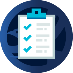 A clipboard with a check mark on it, promoting Maintenance Plans and CTA.