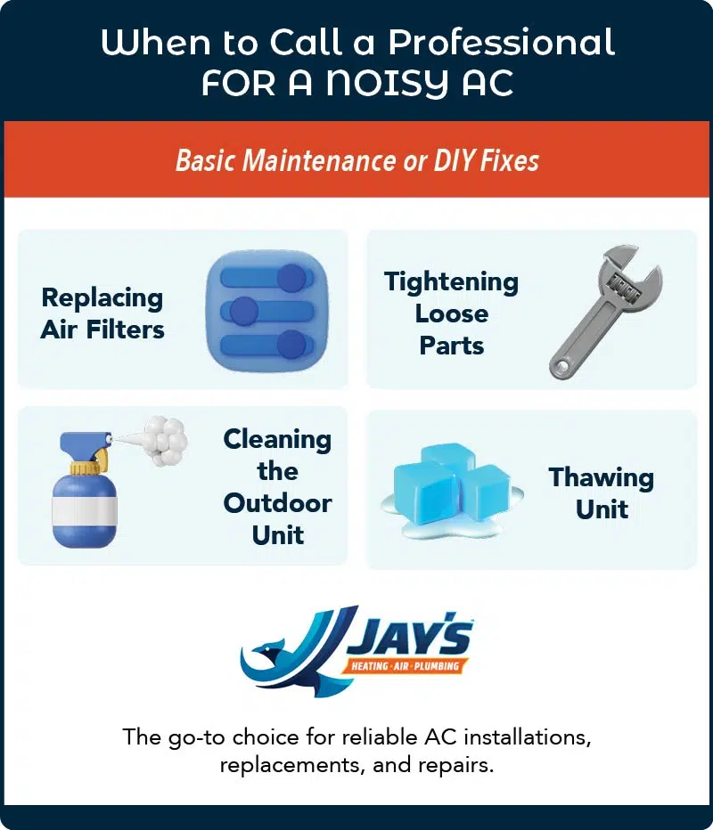 noisy ac repair service