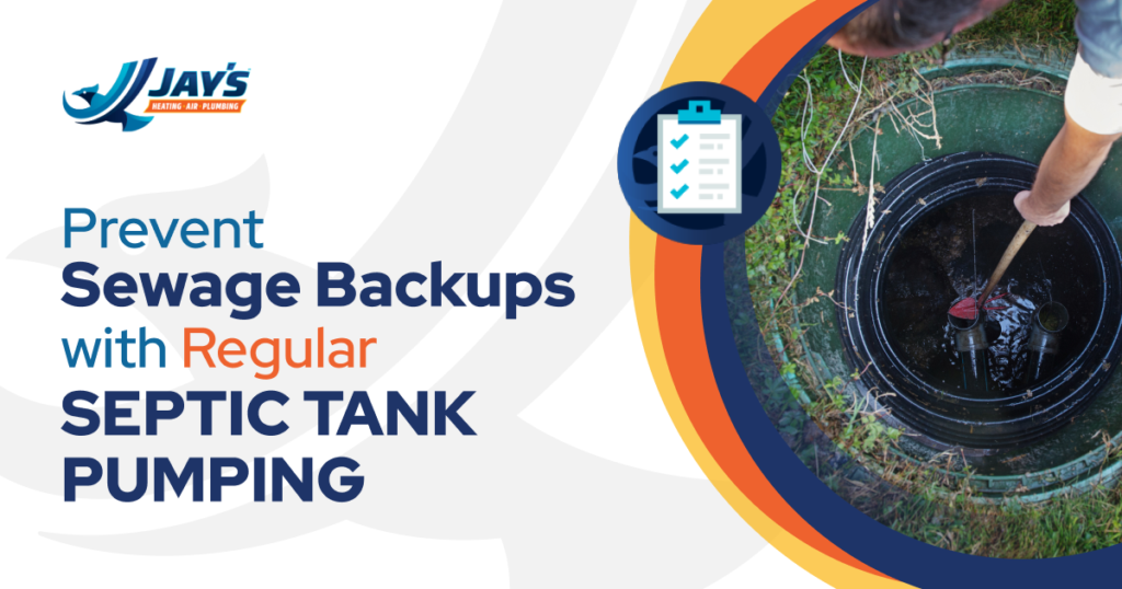 Prevent sewage backups with regular septic tank pumping. Our skilled technicians ensure smooth operation and peace of mind by inspecting your tank thoroughly, as shown in our checklist graphic. Schedule your maintenance today and keep your system running efficiently.