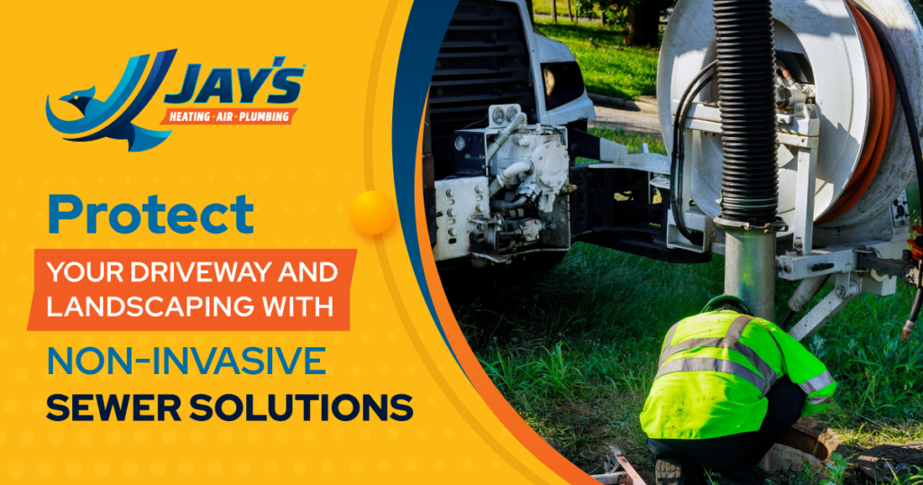 Sewer line replacement without digging